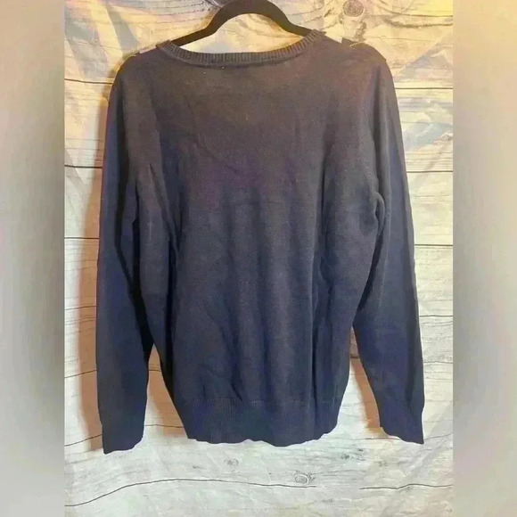 St. John’s bay checkered long sleeve sweater - Picture 6 of 6